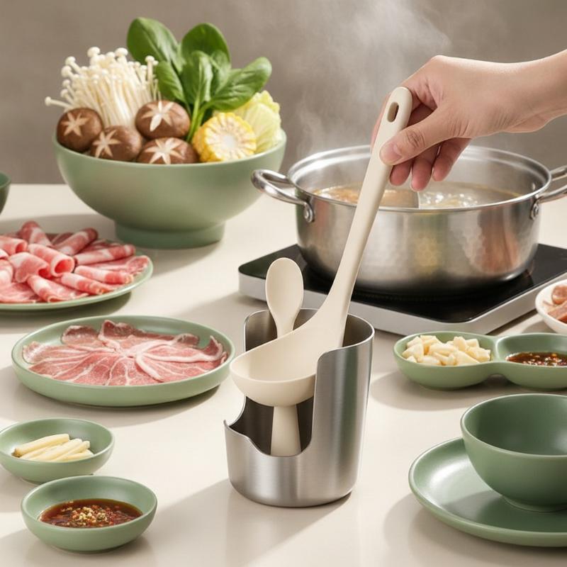 Kitchen Baking Rack - حامل ملعقة وغطاء قدر من الفولاذ