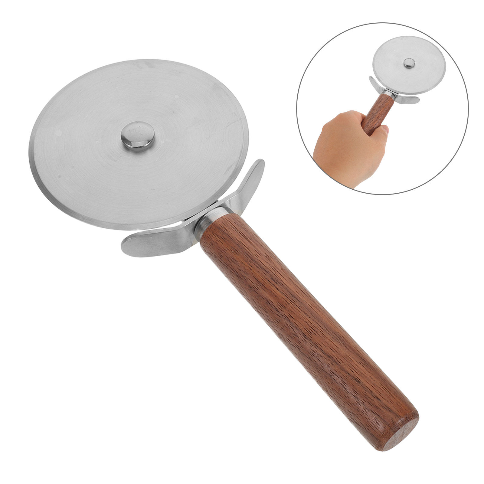 Kitchen Roller Baking - أداة مطبخ خشبية لعمل البيتزا، مثالية