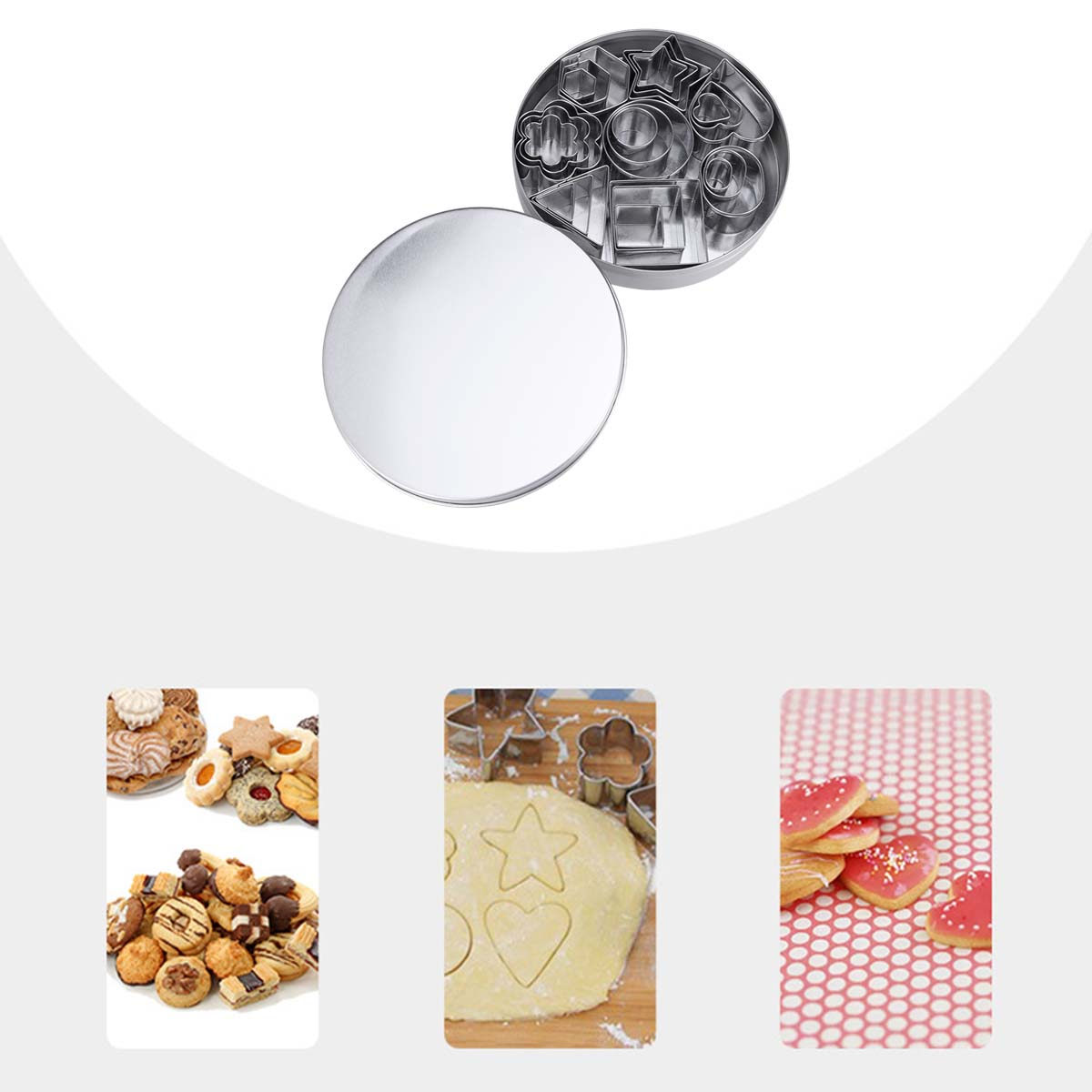 Baking Kitchen Set - مجموعة قوالب تقطيع البسكويت المكونة من
