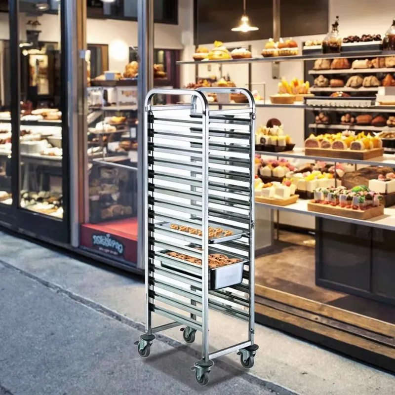 Kitchen Baking Cart - عربة نقل صواني الطعام من الفولاذ