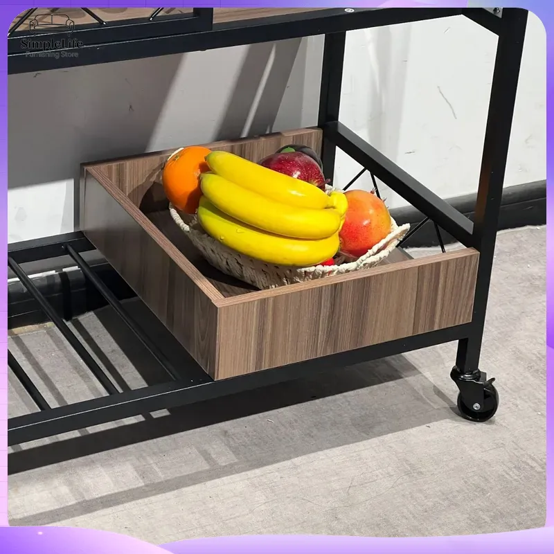 عربة مطبخ متعددة الوظائف مع أر - مراجعة Kitchen Baking Cart وسعره