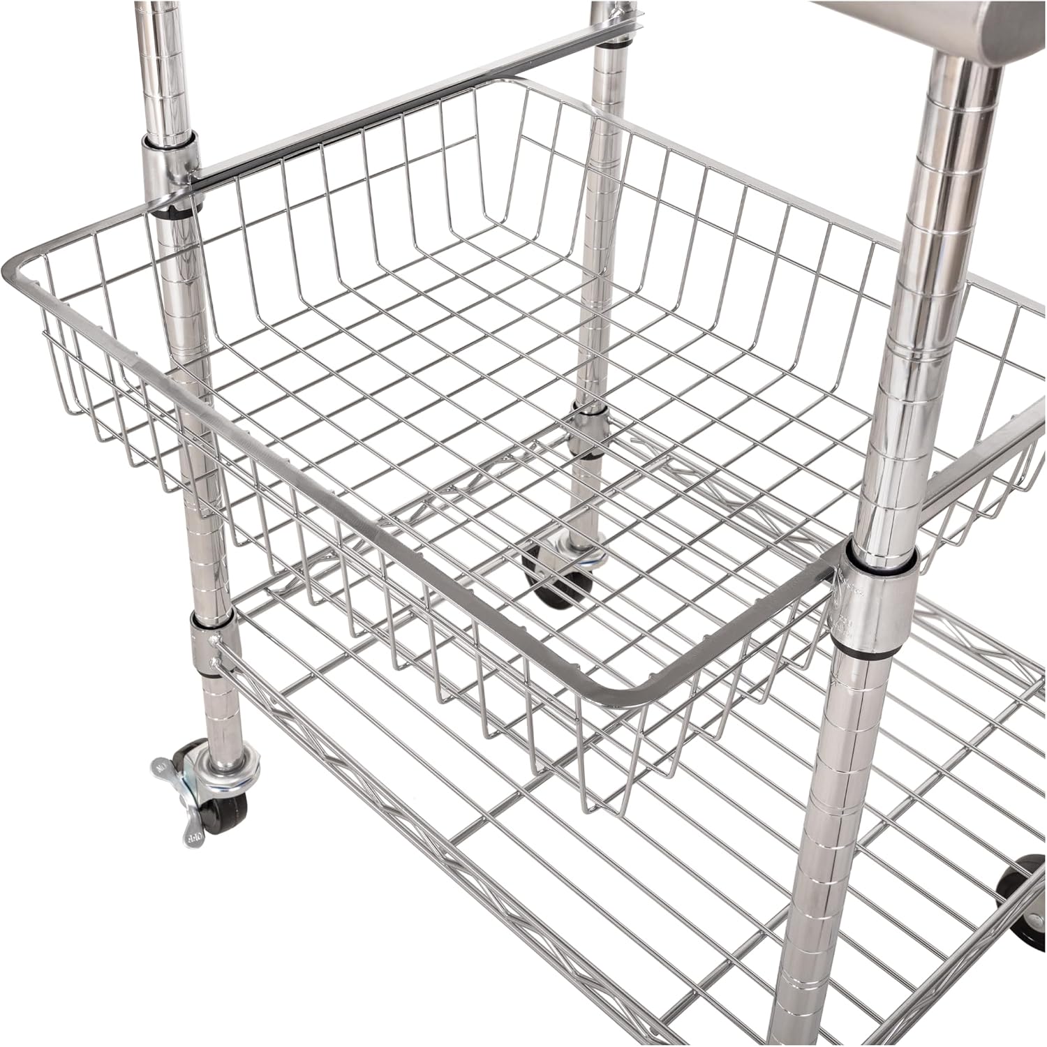 طاولة تحضير تجارية من الفولاذ  - مراجعة Kitchen Baking Cart وسعره