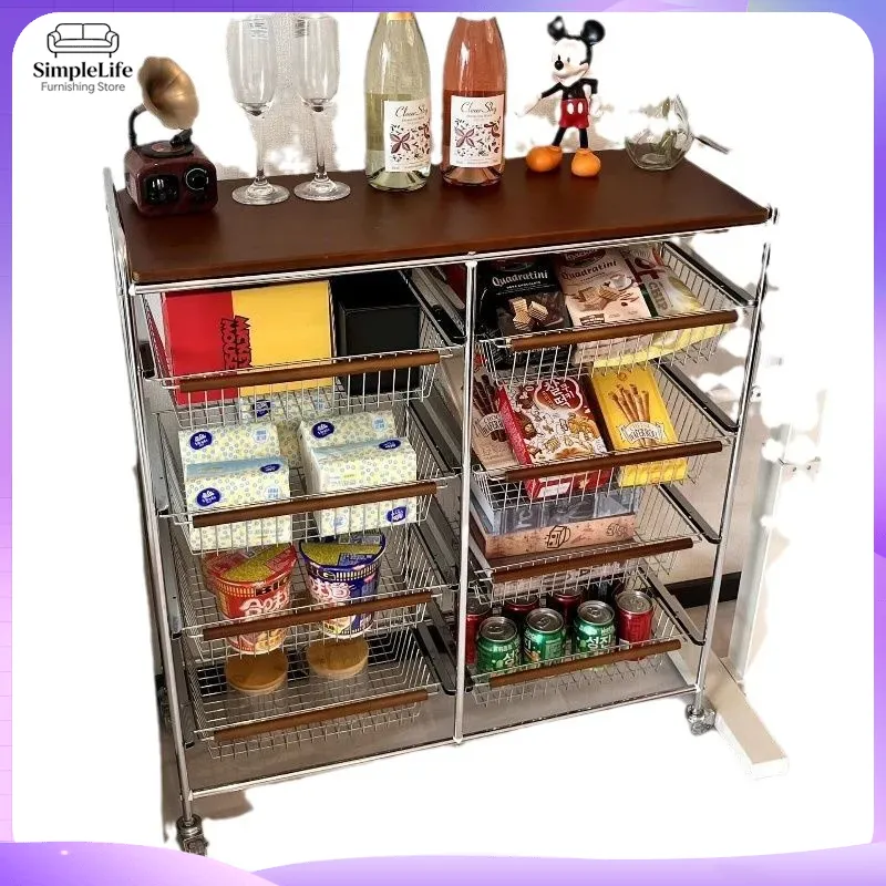 عربة مطبخ عصرية بعجلات، عربة ت - مراجعة Kitchen Baking Cart وسعره