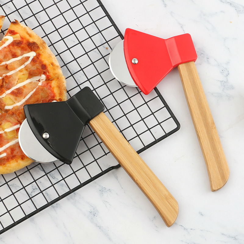 قطاعة بيتزا خشبية على شكل فأس، - مراجعة Kitchen Roller Baking وسعره